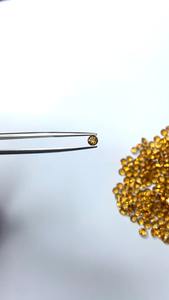 พลอยสีเหลืองตัดสีเหลืองมะนาวธรรมชาติขนาด4มม. สำหรับทำเครื่องประดับของขวัญสำหรับเธอ - Product Image 4