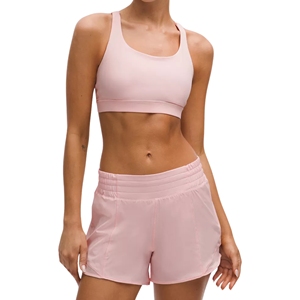 Soutien-gorge de sport pour femmes grande taille, double dos croisé, bretelles, col en U, haut de yoga, haute élasticité, sans armatures, extensible dans les quatre sens, respirant, salle de sport - Product Image 1
