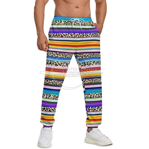 2025 Top vente léger hommes pantalons de survêtement marque privée Style décontracté mi-taille droite motif Sublimation conception à vendre - Product Image 5