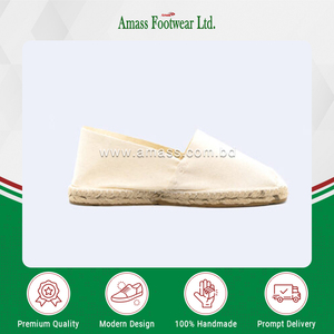 Alpargatas básicas de lona de algodón con patrón personalizado natural clásico de diseño elegante moderno 100% para ropa de mujer a bajo precio - Product Image 5