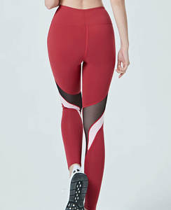 Ensemble de yoga hautement personnalisé pour femmes coupe étroite motif solide caractéristiques respirantes-bandes de résistance intégrées fermeture à cordon - Product Image 5