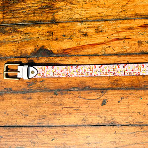 Vintage perforado caballo impreso agua búfalo cuero cinturón 35MM ancho moda/Casual/estilo de negocios excelente calidad 100% - Product Image 4