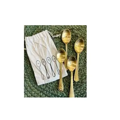 Antique Look Brass Spoon For Home For Restaurant Spoon Gold Salad Serving Spoon For Wedding Party Wear dinner use best price
