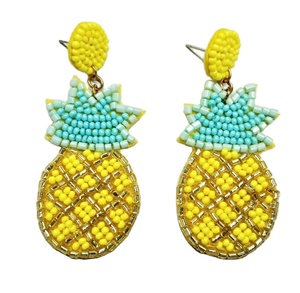 Seed Bead Stud <b>Earring</b> Luxury Mixed Rice Beads <b>Handmade</b> <b>Earrings</b> Party Wear Dangle <b>Earrings</b> Gift for Women and Girls Wholesale - Product Image 4