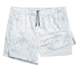 <b>Men's</b> Active Athletic Training <b>Shorts</b> Lightweight Gym Workout Sport Active Wear with Elastic Waist and Pockets <b>Knee</b> <b>Length</b> - Product Image 1