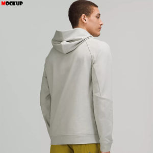 2025เสื้อมีฮู้ดโอเวอร์ไซส์ผ้าคอตตอน100% ชุดแนวสตรีทแฟชั่นกำหนดได้เอง - Product Image 3