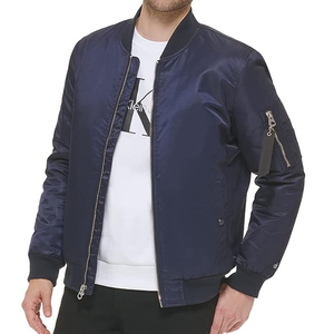 Customized Design Hot Sale Slim Fit High Quality Men Bomber <b>Jacket</b> Street Wear Clothing Casual Plain Men Bomber <b>Jacket</b> - Product Image 3