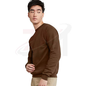 Custom High Quality Over-sized 100% Cotton Fleece Plain Striped <b>Mock</b> <b>Neck</b> Sweatshirt Long Sleeve <b>Top</b> Street wear For Men's - Product Image 3