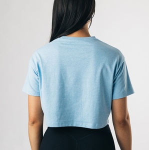 T-shirts Crop Top en Polyester Coton à Imprimés Personnalisés – Produit Populaire, Blocs de Couleurs, Excellente Qualité pour Femmes - Product Image 5