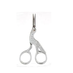 Tijeras de estilo Garza de acero inoxidable de primera calidad para arte de uñas tijeras de bordado en forma de cigüeña Color personalizado OEM Etiqueta Privada - Product Image 4