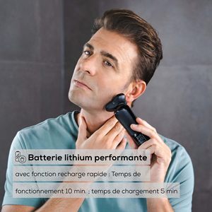 Afeitadora Eléctrica Rotativa con Cabezal Flexible de 360 Grados, Pantalla LED, 3 Cabezales de Afeitado, Fijación Magnética, IPX7, Lavable para Cara y Cuerpo - Product Image 2