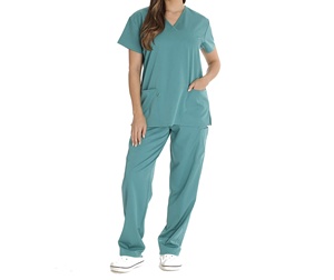 Tenues chirurgicales unisexes de qualité supérieure, best-sellers, en tissu extensible Spandex, uniformes d'infirmière pour usage hospitalier et clinique - Product Image 4