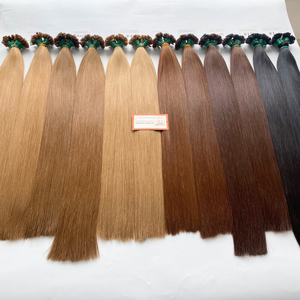 Extensions de cheveux à pointe plate alignées sur les cuticules standard à double dessin de kératine russe Diverses couleurs Nouvelle arrivée! - Product Image 3