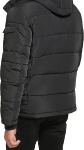 Vente en gros Vestes légères personnalisées pour hommes Vestes stylées à bulles en toile style rue principale avec col montant - Product Image 4