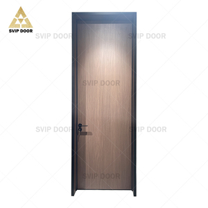 Cửa nội thất thiết kế tối giản tùy chỉnh, chất liệu gỗ sồi/MDF, sơn trắng, cách âm, dùng cho biệt thự, trường học, khách sạn, căn hộ, phòng ngủ. - Product Image 2