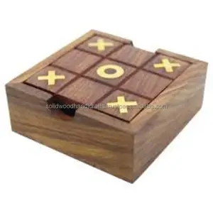 儿童娱乐玩具木制XO井字象棋游戏桌板游戏