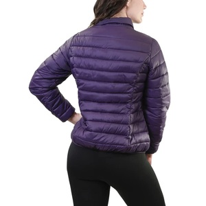 Abrigo acolchado de invierno 2025 para mujer, chaqueta acolchada cálida informal para mujer, abrigo grueso ajustado de manga larga con cuello levantado y cremallera de BD - Product Image 1