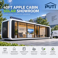 Maison Modulaire Durable de 20 pieds de type Apple Cabin pour Hébergement en Eco-resort, Bureau en Parc et Projet d'Exposition Créative