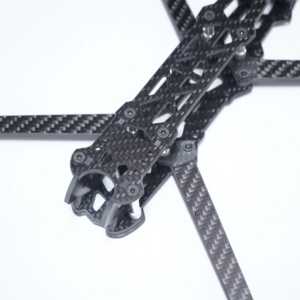 Marco personalizado de Dron de fibra de carbono de 4 y 7 pulgadas, accesorios de avión con varilla de carbono FPV y patrones de tubo - Product Image 1