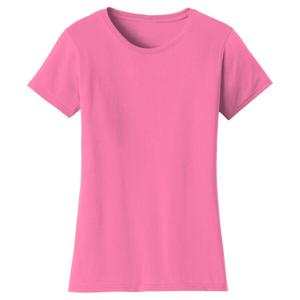T-shirts Slim Fit pour femmes pour le printemps et l'été Spandex/Polyester Couleur Nouvelles options roses disponibles - Product Image 5