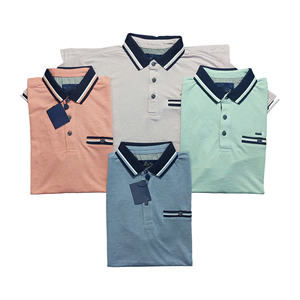 เสื้อโปโลผู้ชายทรงสลิมฟิตสีพื้นปกนุ่มมีสไตล์แบบพรีเมียมเสื้อโปโลขนาดพิเศษออกแบบได้ตามต้องการ - Product Image 5