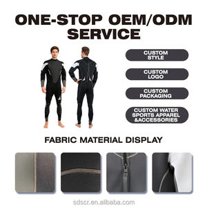 <span class=keywords><strong>Traje</strong></span> <span class=keywords><strong>de</strong></span> Buceo Profesional <span class=keywords><strong>de</strong></span> <span class=keywords><strong>Neopreno</strong></span> <span class=keywords><strong>de</strong></span> 3mm con Cremallera Trasera, Blanco con Estampado, Certificado CE, Aislamiento Térmico para Buceadores - Product Image 3