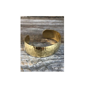 Metal Brass Hammered Design Tribal Brass Candle Stand Metal Women Fashion <b>Bangle</b> <b>Bracelet</b> Cuff Customized - Product Image 2