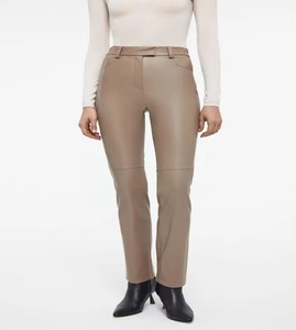 Venta al por mayor por encargo de las motocicletas de cuero Cargo Pantalones Mujeres de piel de oveja genuina pantalones de cuero - Product Image 1