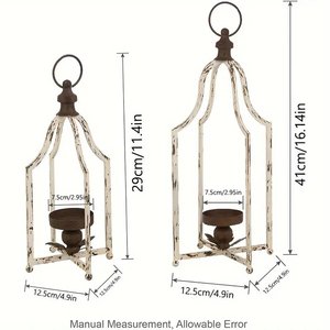 Amazing Design Black Coated Metal Wire Candle <b>Lantern</b> for Hanging & Tabletop Home and Christmas Decorative <b>Lanterns</b> - Product Image 6