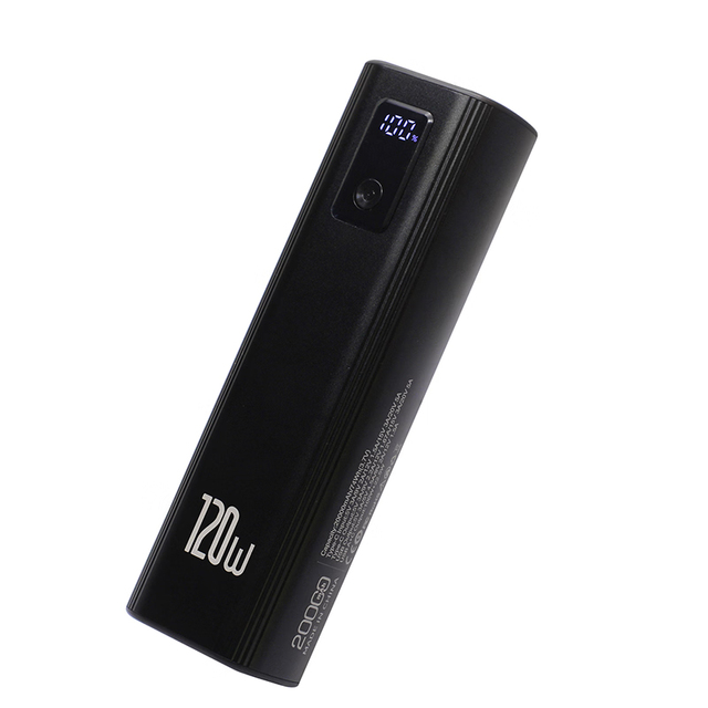 Portable Laptop 120W Power Bank | Super Fast Charger Power Bank with Flashlight Factory Price