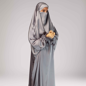 Vente en gros de robes musulmanes en soie faites à la main, une pièce, pour une tenue islamique modeste, couvrant entièrement le corps, hijab, exportation mondiale - Product Image 1