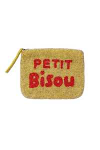 Mini sac à fermeture éclair unique fait à la main AGGIES College brodé de perles avec artisanat élégant et gentillesse fantaisie d'Inde - Product Image 3