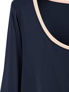 Conjunto de pijama de manga larga con cuello redondo para mujer al por mayor - Product Image 6