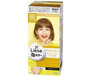 Japon Kao couleur de cheveux liese couleur de cheveux authentique couleur de cheveux en mousse California Beige facile LIESE mousse crémeuse couleur de cheveux fabriqué au Japon