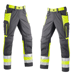 Pantalones de Trabajo de Seguridad Transpirables con Certificación CE, Personalizados con Marca Propia, de Poliéster y Algodón, Reflectantes, para Hombre, Venta al Por Mayor 2026 - Product Image 1