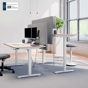 Ergo <b>Compact</b> Electric Height Adjustable Sit/Stand <b>Desk</b> with Stand-Up Reminder, 140 x 80 cm - Product Image 5