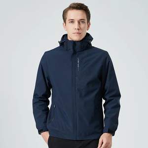Otoño nueva chaqueta de Montañismo para hombre a prueba de viento y tela impermeable moda Hip Hop diseño Casual de gran tamaño al aire libre abrigo - Product Image 4
