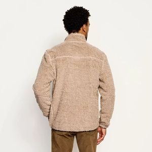 Men's Autumn Hooded Breathable <b>Sherpa</b> <b>Lined</b> Denim <b>Jacket</b> with Stand Collar and Front Logo Vintage Style - Product Image 2