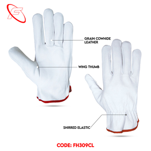 Guantes de conducción de alta calidad para uso diario 2025 Schutzhandschuhe trabajo Industrial sin forro ala pulgar estilo fruncido elástico espalda - Product Image 2