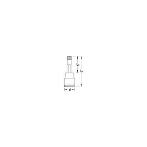 ดอกไขควงเกโดเรขนาด 1/2 นิ้ว สำหรับสกรู XZN ประเภทสินค้า: ดอกไขควง - Product Image 2