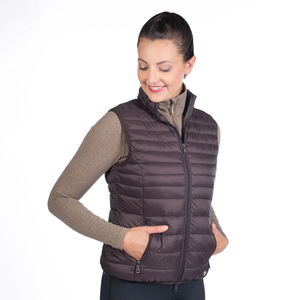 Professional Women's Padded Riding Vest | High-Collar <b>Thermal</b> <b>Gilet</b> for Winter Sports | Factory Direct OEM - Product Image 1