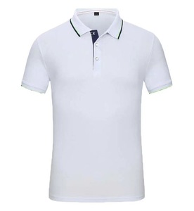 Polos pour hommes T-shirt uni vierge à manches courtes personnalisé T-shirt polo décontracté 100% polyester de haute qualité pour hommes - Product Image 1