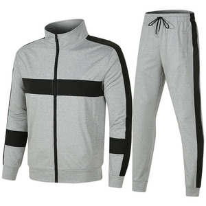 Chándal de manga larga para hombre, traje informal personalizado para correr y trotar, diseño de gimnasio a la moda, barato, 2 uds. - Product Image 4