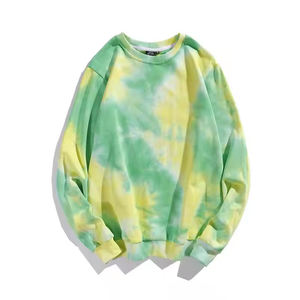 Custom Design <b>Tie</b>-Dye Drop-Shoulder <b>Bow</b> Hoodies & Sweatshirts for <b>Women</b> Zip Collar Streetwear Acid Wash Print XS Size Winter - Product Image 3