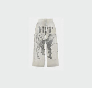 2025 nouvelle vente chaude personnalisée fermeture éclair survêtements détresse Patch lavage à l'acide et survêtement ensemble survêtement évasé pour hommes de haute qualité - Product Image 5