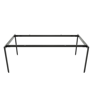 Mesa Resistente de 200x100cm, Modelo Slean HCSL023, con Estructura de Acero Minimalista para Ensamblaje - Product Image 2