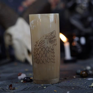 แก้วน้ำทรงเขาสัตว์ วัสดุวิกิ้ง เป็นมิตรกับสิ่งแวดล้อม คุณภาพสูง - Product Image 1