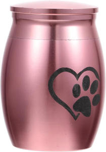 Handmade Brass Pet Cremation Urns Funeral Urns For Cat and <b>Dog</b> Ashes Burial Urns - Product Image 3