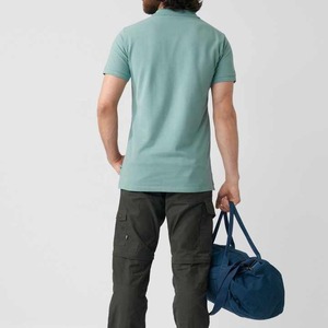 OEM Hommes pour Chemise Coton/Fibre de Bambou Solide Séchage Rapide Manches Courtes Personnalisé Haute Qualité Respirant 260 Grammes Poids du Tissu - Product Image 6
