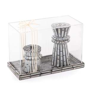Exquisito juego de quemador de incienso de nácar, bandeja de Capiz intrincada y quemador, soporte elegante de regalo para Ramadán Eid o estilo casero - Product Image 2